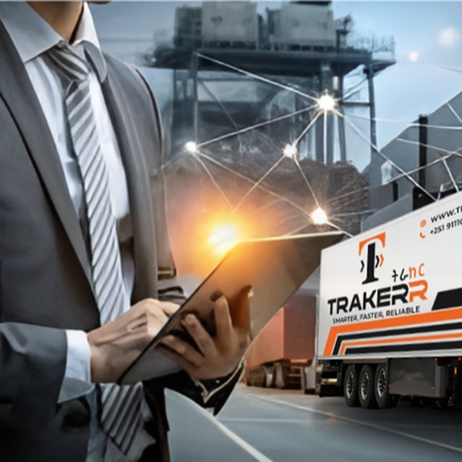 Warehouse worker with clipboard